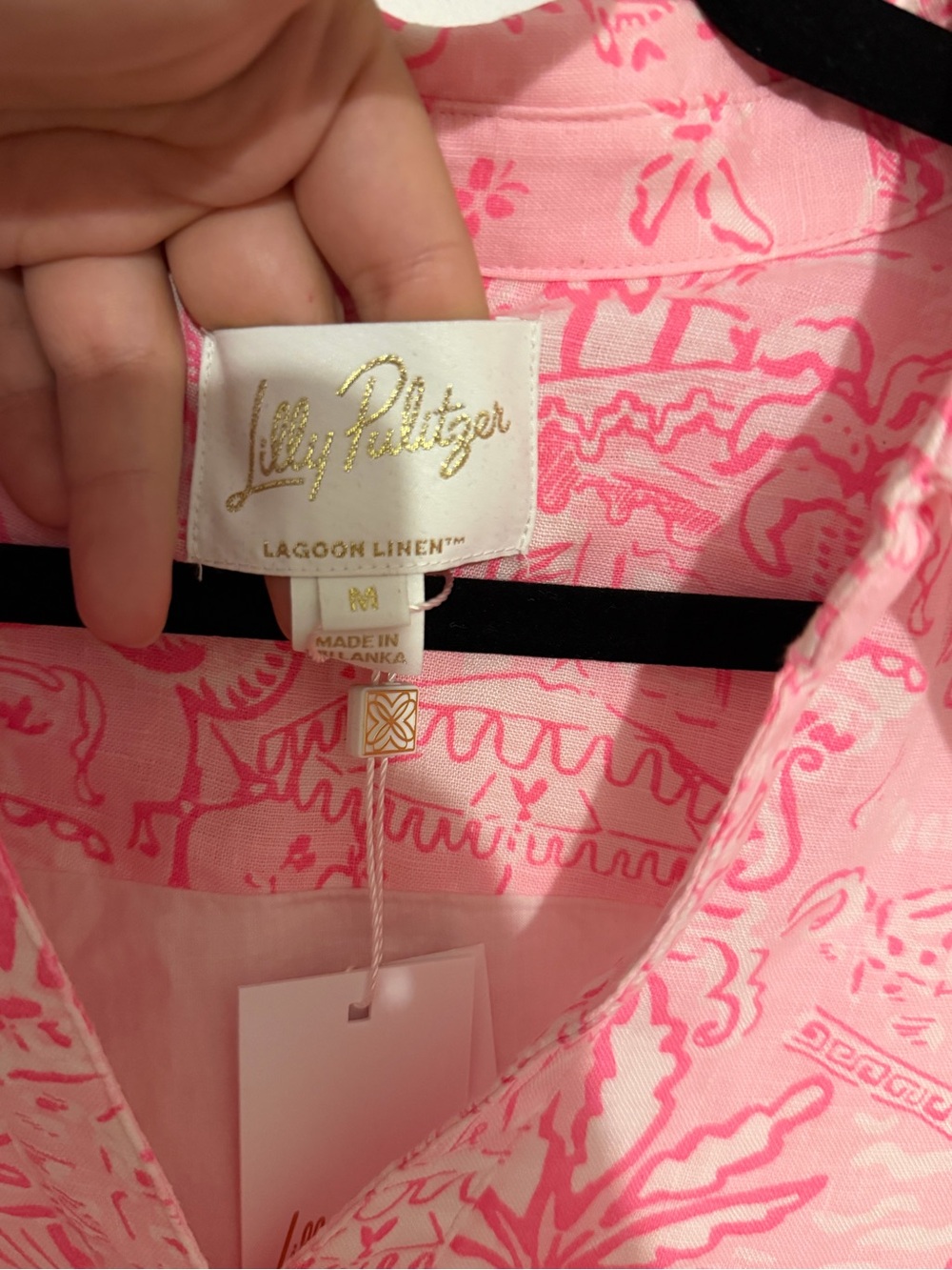 Lilly Pulitzer Pink Ellowyn Linen Dress NWT - Picture 4 of 4